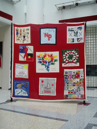 AIDS Quilt panel - August 13 - 18, 2006