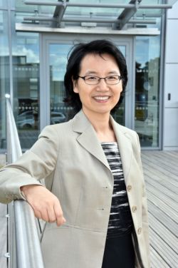 Professor Peijun Zhang, Director of the eBIC at Diamond and Professor of Structural Biology at the University of Oxford
