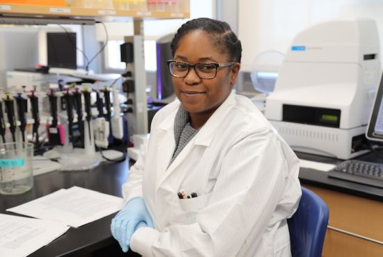 M.D.-Ph.D. student Susie Turkson investigates blood biomarkers as potential signifiers of cognitive decline in HIV positive patients. (VCU School of Medicine)