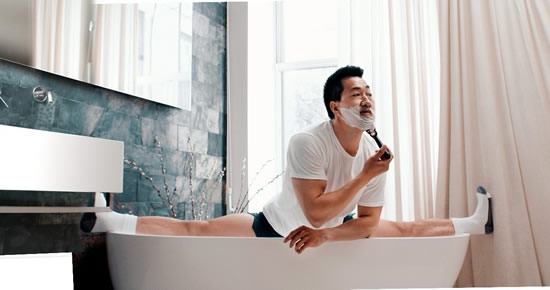 Photo: The Art of Shaving Launches Campaign
to Support Broadway Cares/Equity Fights AIDS - THE ART OF SHAVING - theartofshaving.com