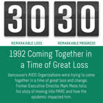 AIDS Vancouver - 1992: The 30 30 Campaign - 1992 Coming Together in a Time of Great Loss - 3030.aidsvancouver.org