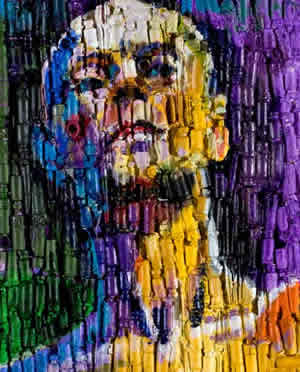 Tiko Kerr: Self Portrait (From Above)