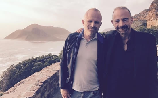 Tim Hoeffgen and Timothy Ray Brown in Capetown, South Africa in 2017
