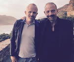 Tim Hoeffgen and Timothy Ray Brown in Capetown, South Africa in 2017