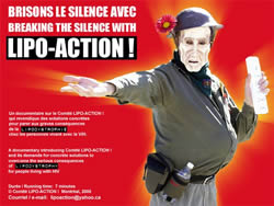 Film Poster: BRISONS LE SILENCE - BREAKING THE SILENCE - LIPO ACTION! - HIV/AIDS