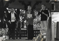 Bradford McIntyre, Guest Speaker: OUT ABOUT HIV, at the Vancouver 20th Annual International AIDS Candlelight Memorial & Vigil - May 25, 2003 - May 25, 2003 -  Alexandra Park, Vancouver, BC Canada.