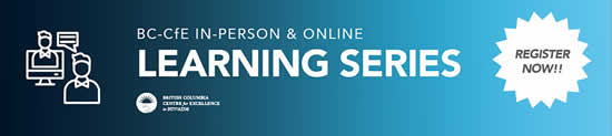 BC-CfE IN-PERSON ONLINE LEARNING SERIES - British Columbia Centre for Excellence in HIV/AIDS - bccfe.ca