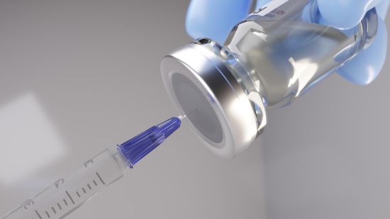Vaccine syringe and vial