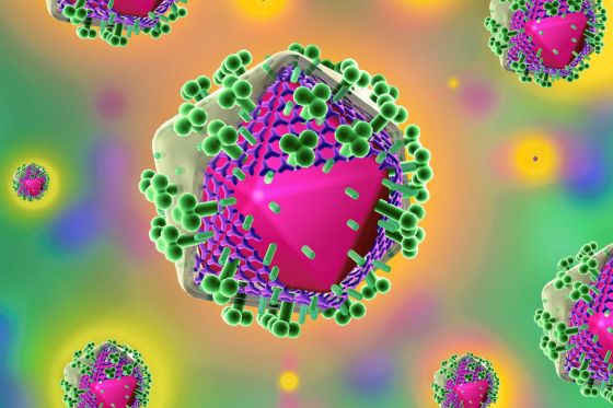 A large clinical trial shows that long-acting antibodies may work with the immune system to control the HIV virus (illustrated above) and help reduce the reservoir that would make lifelong treatment necessary. (Credit: Science Photo Library)