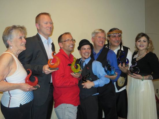 Pride Legacy Awards 2015 winners spanned the fields of comedy, sport, community activism, sexual health, and more. Credit: CRAIG TAKEUCHI