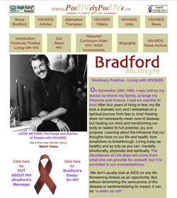 2026 Website Webshot: Bradford McIntyre Positively Positive Living with HIV/AIDS - www.PositivelyPositive.ca